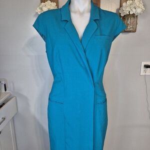 Calvin Klein Wrap Midi Dress